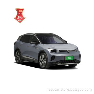 In Stock Vw New Energy Vehicles ID.6 CROZZ 2022 Long Battery Life Pure+ Version White Color Electric Car